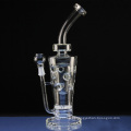 Honeycomb Neck Concentrate Rig Hookah Vidro Fumar Tubulações de Água (ES-GB-304)